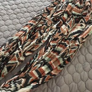 Patterned infinity scarf